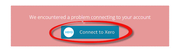 Reconnect Xero integration