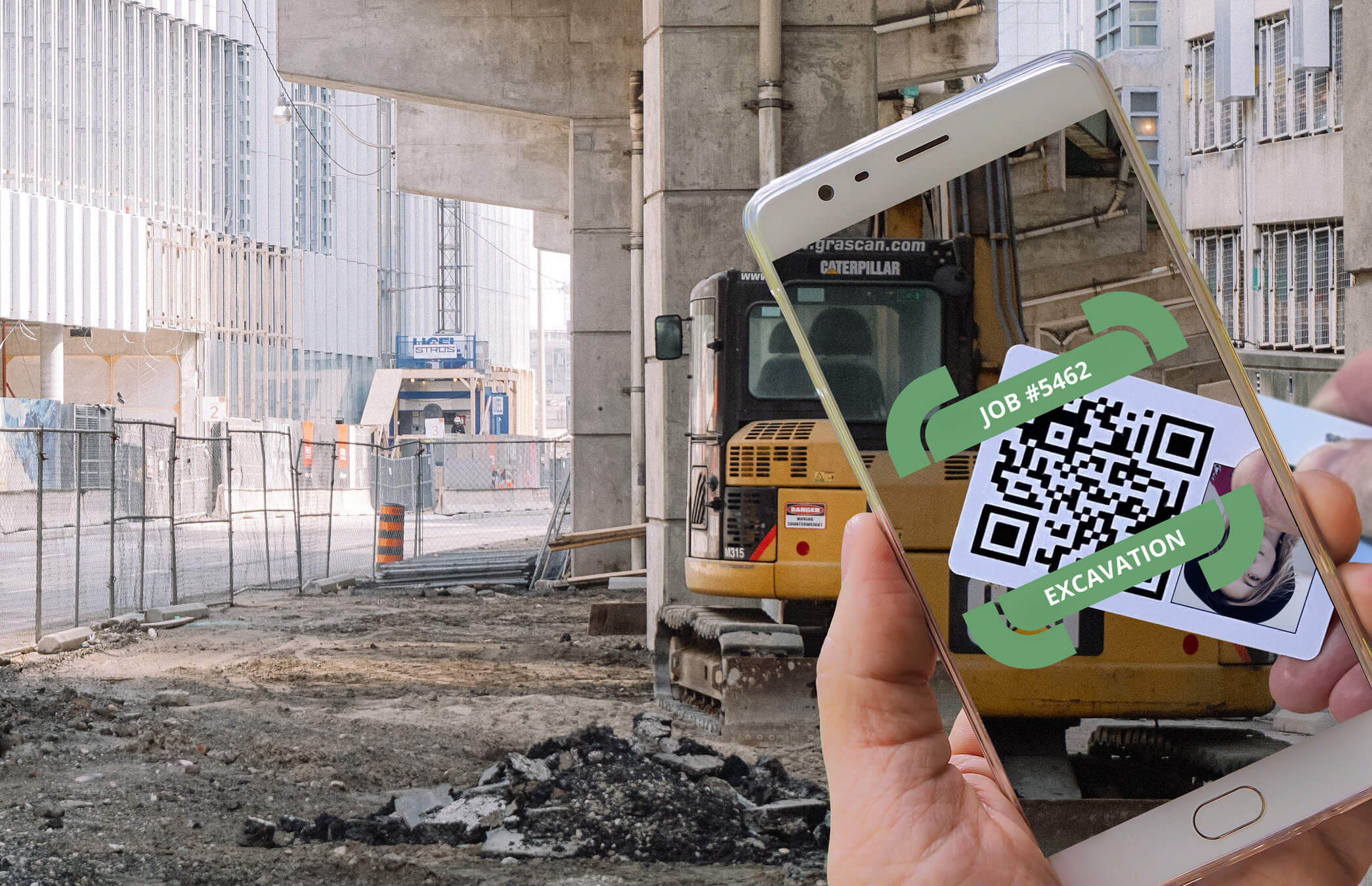 Construction QR Code Time Tracking